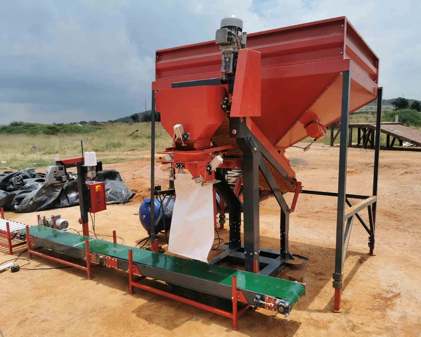 Sand/Compost Bagger built by RND Automation — workshop photo 1