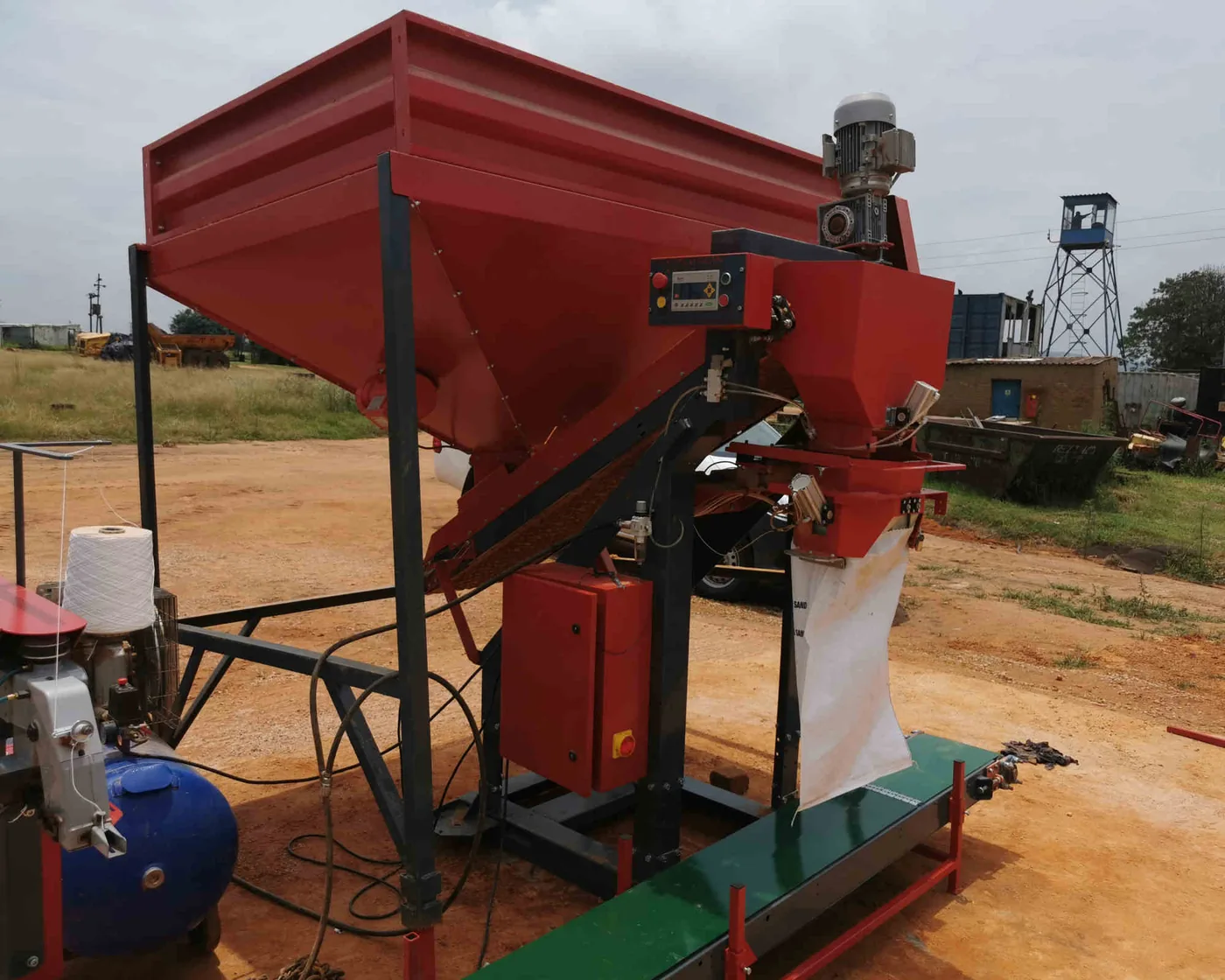 Sand/Compost Bagger built by RND Automation — workshop photo 2