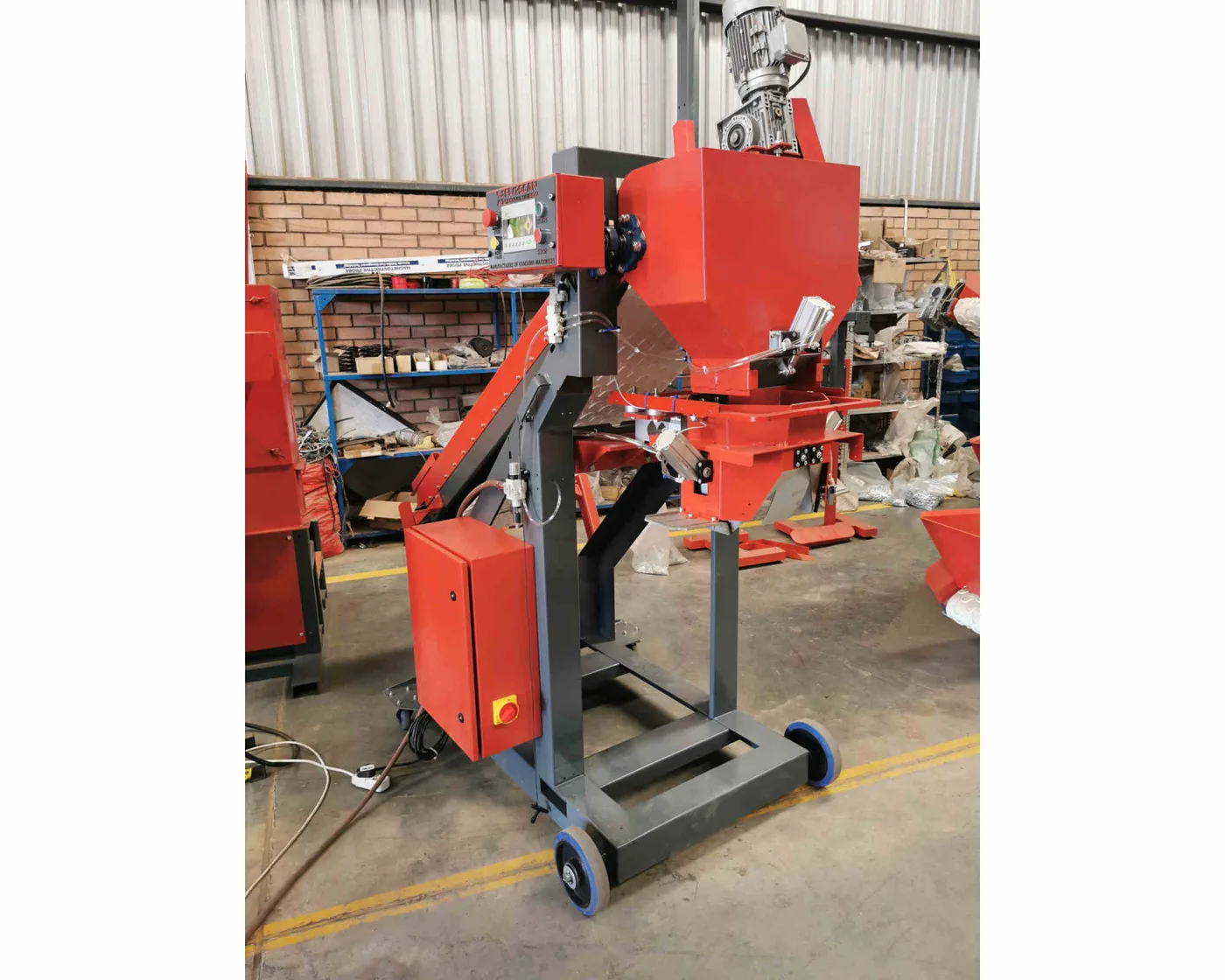 Sand/Compost Bagger built by RND Automation — workshop photo 4