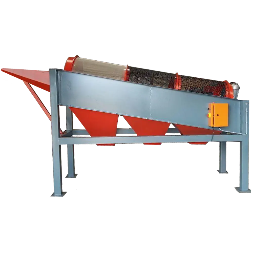 Trommel screen — rotary screening machine for compost, soil and aggregate by RND Automation